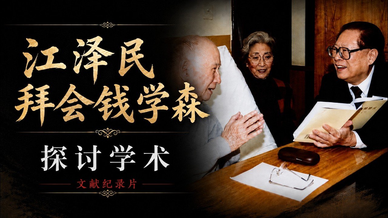 【文献纪录片】江泽民看望钱学森:一位科学家的归国路
