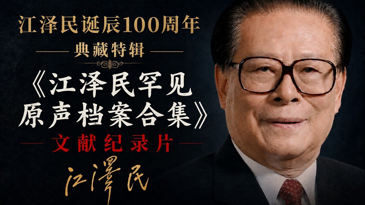 【文献纪录片】江泽民诞辰100周年典藏版:45分钟罕见原声合集