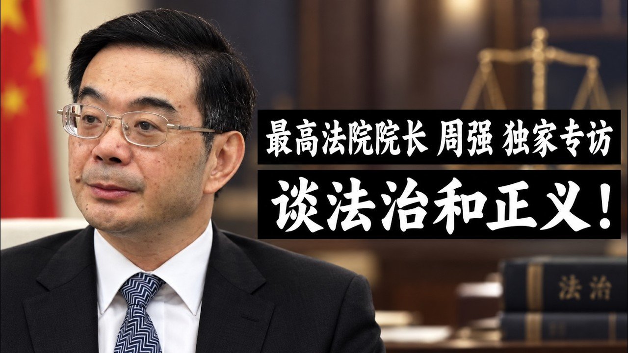 【罕见原声】最高法院院长周强专访：谈中国的法治与正义