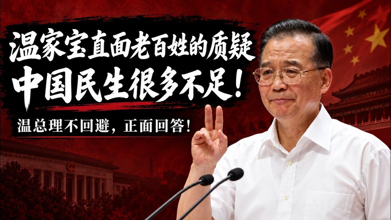 【罕见原声】温家宝两会前网民交流:49分钟完整版