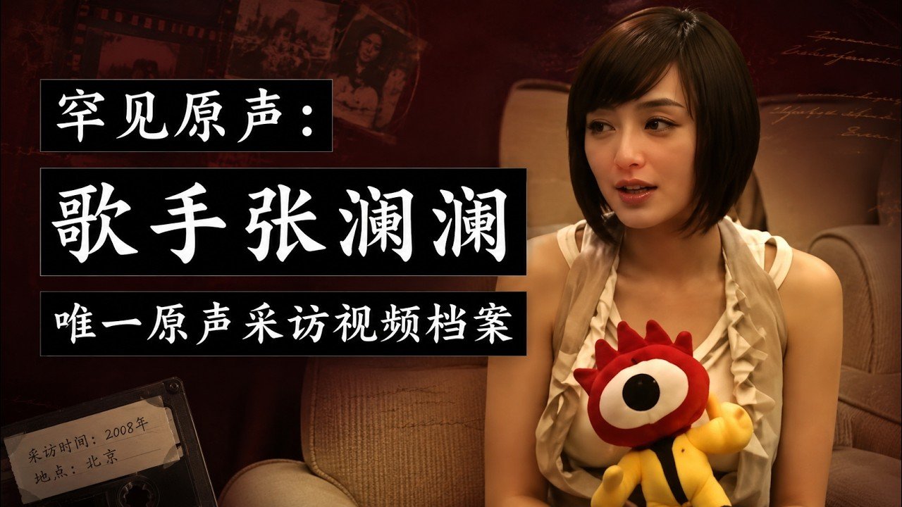 【罕见原声】2008年张澜澜专访：谈“古典美人”标签与演艺幕后