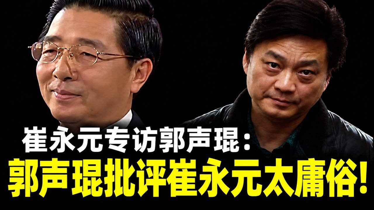 【罕见原声】崔永元对话郭声琨：从“个人收入”问到公共投入